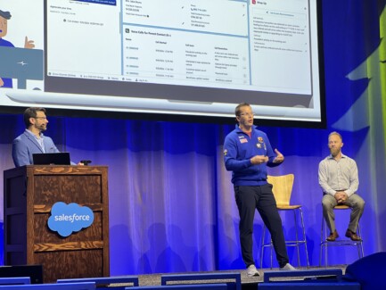 Theater Session at Dreamforce of Bucher + Suter in 2024